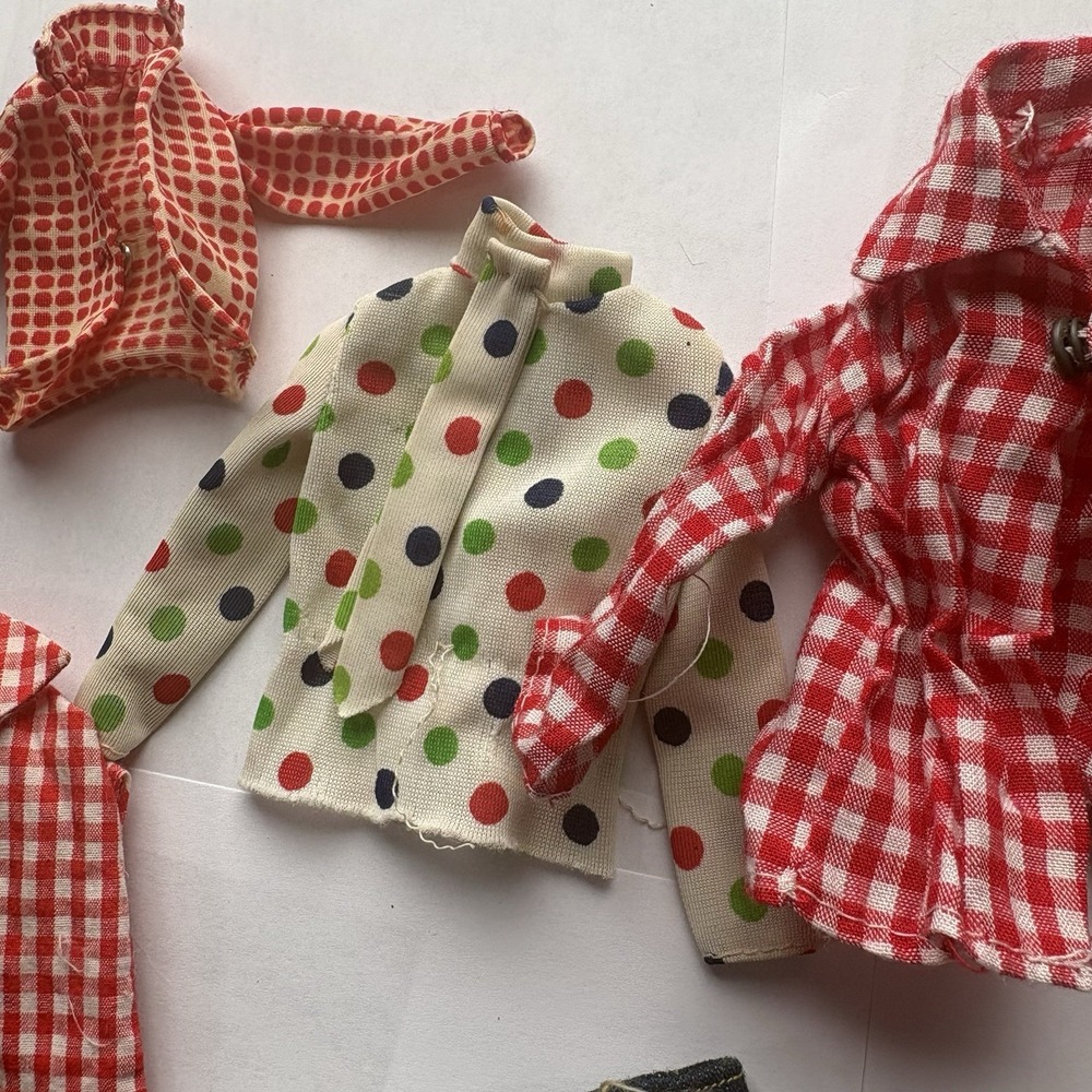 Vintage Barbie Clothing Lot Pants And Blouses— Picnic Set, Get Ups N' Go - Picture 8 of 8